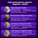 AULA HERO 68HE Magnetic Switch Keyboard Rapid Trigger 8K Return Esports Gamer Keyboard RGB Wired Gaming Keyboard - Image 6