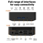 Mini PC Protable Gaming i9 8950HK i3-6100 16GB RAM Windows 11 Pro WIFI6 BT5.2 4K 1TB 2TB SSD 1000Mbps Mini Gamer Computer PC - Image 6