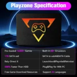 Playzone 1TB SSD&Game Consoles For PS5/PS4/PS3/Xbox/Xbox one/Switch With 16000 Emulator Games+86 PC Games Plug&Play For WIN PC - Image 2
