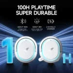 Picun G2 2.4GHz Bluetooth Wireless Gaming Headset For PC PS4 PS5 Phone Switch 5ms Low Latency 7.1 Surround Wired Headset ENC Mic - Image 4