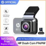 HP F969 dash cam car camera 4k HD night vision WiFi DVR video loop video parking monitoring car dashcam auto 2160 4K dash cam