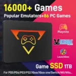 Playzone 1TB SSD&Game Consoles For PS5/PS4/PS3/Xbox/Xbox one/Switch With 16000 Emulator Games+86 PC Games Plug&Play For WIN PC