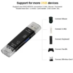 5 in1 Type C +Usb 2.0 Micro Adapter Multifunction TF SD Memory Card Reader OTG for Mobile Phone Computer Smartphone Dock Adapter - Image 3
