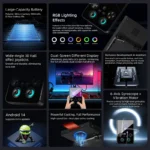 ANBERNIC RG477V Retro Handheld Game Console 4.7-inch LTPS 64 Bit Game Player Dimensity 8300 Online Multiplayer Streaming RG 477V - Image 4