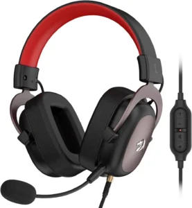 Redragon H510 Zeus Wired Gaming Headset - 7.1 Surround Sound - Memory Foam Ear Pads - 53MM Drivers Detachable Microphone