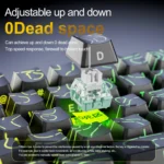 ATTACK SHARK X68HE X68Pro He Magnetic Mechanical Keyboard for Pro Gaming 0.01mm Rapid Trigg 8000Hz SOCD/Rs 0.125ms 128K Rate - Image 6