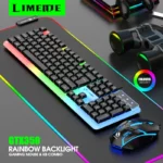 NG GTX350 Gaming Keyboard Mouse Combos Computer Laptop Backlight Gamer Kit LED Wired Usb Keyboard GTX350 Set-Black