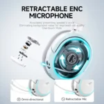 Picun G2 2.4GHz Bluetooth Wireless Gaming Headset For PC PS4 PS5 Phone Switch 5ms Low Latency 7.1 Surround Wired Headset ENC Mic - Image 5