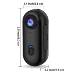 4K Thumb Action Camera, HD Sports Camera, Digital Image Stabilization, Automatic Exposure, 800mAh Battery, Rechargeable Lithium - Image 2