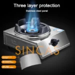 Fierce Fire Gas Stove Single Stove Household & Commercial Dual-Use Desktop Liquefied Gas Stove Stove Safety Flameout Protection - Image 4