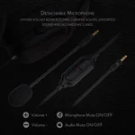 Redragon H510 Zeus Wired Gaming Headset - 7.1 Surround Sound - Memory Foam Ear Pads - 53MM Drivers Detachable Microphone - Image 6