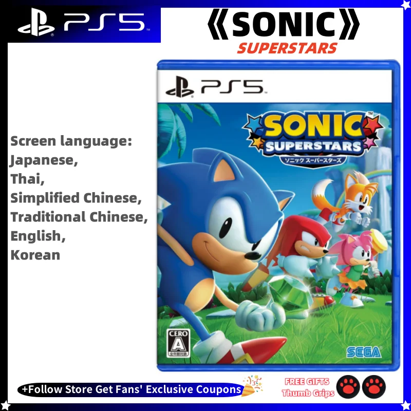 Sony Playstatio5 Genuine New Game CD SONIC SUPERSTARS PS5 Playstation5 Game Card Disk Deal SONY Ps5 Games SONIC SUPERSTARS