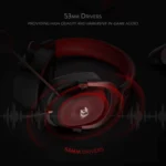 Redragon H510 Zeus Wired Gaming Headset - 7.1 Surround Sound - Memory Foam Ear Pads - 53MM Drivers Detachable Microphone - Image 4