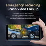 HP F969 dash cam car camera 4k HD night vision WiFi DVR video loop video parking monitoring car dashcam auto 2160 4K dash cam - Image 3