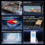 HONOR Magic8 Pro Global Version Snapdragon 8 Elite Gen 5 6.71" OLED Display 7100mAh Battery 100W SuperCharge Support eSIM NFC - Image 2