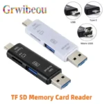 5 in1 Type C +Usb 2.0 Micro Adapter Multifunction TF SD Memory Card Reader OTG for Mobile Phone Computer Smartphone Dock Adapter
