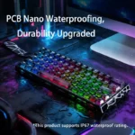 IROK MG63 Dual-MCU 63kyes Magnetic Switch Gaming Mechanical Keyboard RT0.001mm Quick Trigger Hot Swap/SOCD/Wried/water proof - Image 6