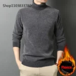 Men Turtleneck Sweater Casual Thick Men's Rollneck Knitted Sweater Warm Mens Jumper Woolen Sweater Male Outwear Knitwear 3XL 4XL - Image 6