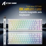 ATTACK SHARK X68HE X68Pro He Magnetic Mechanical Keyboard for Pro Gaming 0.01mm Rapid Trigg 8000Hz SOCD/Rs 0.125ms 128K Rate - Image 3